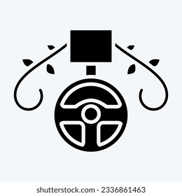 Icon Medal. related to Racing symbol. glyph style. simple design editable. simple illustration