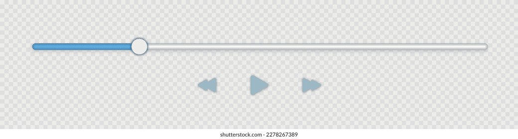 reproductor de música de medios de iconos en vector. reproducción moderna de la aplicación musical. navegación multimedia en dispositivos de smartphone.