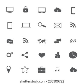 Icon media set vector illustration