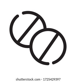 Icon for medical equipment and medicine. Vaccine research.
