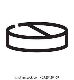 Icon for medical equipment and medicine. Vaccine research.