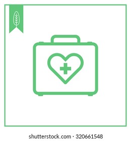 Icon of medical kit