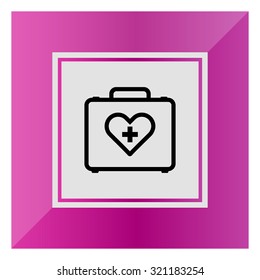 Icon of medical kit
