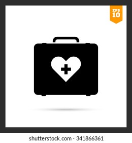 Icon of medical kit