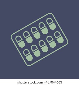 Icon of Medicine. Eps-10.