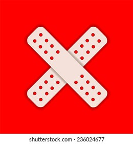 Icon medicine patch. 