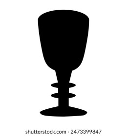 Icono copa medieval de vino