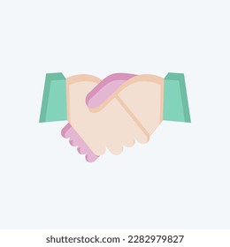 Icon Meet. related to Eid Al Fitr symbol. islamic. ramadhan. simple illustration