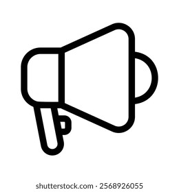 Icon of megaphone in editable style, a customizable vector of loudspeaker