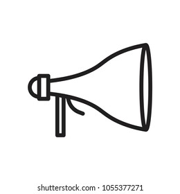 Icon megaphone Single Icon Graphic Design