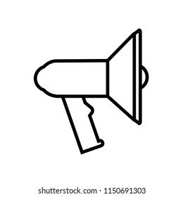 Icon megaphone Single Icon Graphic Design