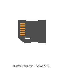 icon memory card template design