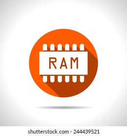 icon of memory chip