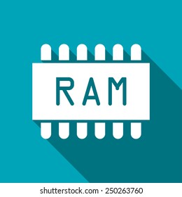 icon of memory chip