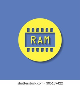 icon of memory chip