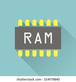 icon of memory chip