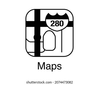 icon of memory for smart phonegs mobile phone on system menu