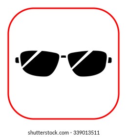 Icon of men sun glasses