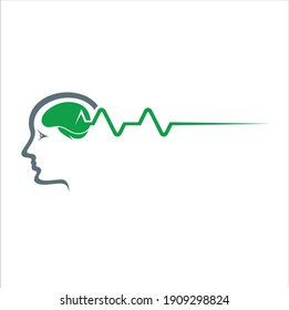 icon of mental health, icon for hospital or clinic.