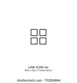 Icon menu graphic design single icon vector