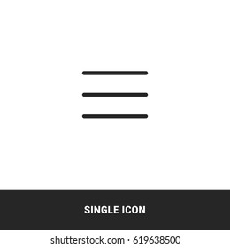 icon menu single icon design graphic