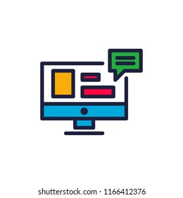 icon message computer