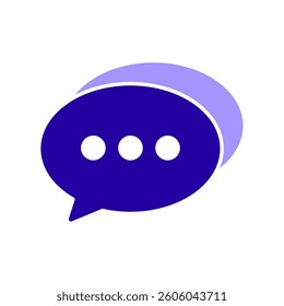 Icon a message, isolated against a clean background.