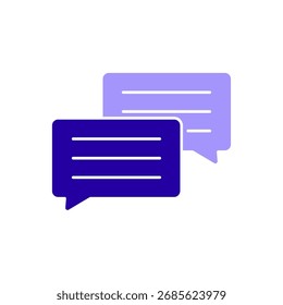 Icono de un mensaje, aislado contra un fondo limpio.