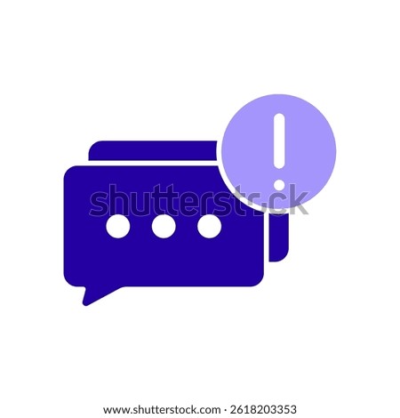 Icon a message, isolated against a clean background.