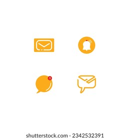 Icon Message and notification vector