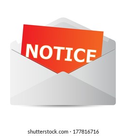 icon message on white background