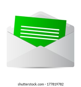 icon message on white background