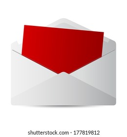 icon message on white background