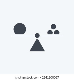 Icon Meta Learning. related to Machine Learning symbol. glyph style. simple design editable. simple illustration. simple vector icons