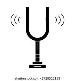 icon Metal fork for hearing