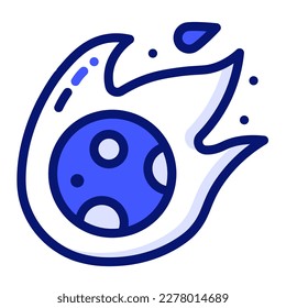Icon Meteorite can be used for web app, infographic etc