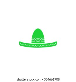 Icon of Mexican sombrero hat.