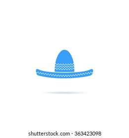 Icon of Mexican sombrero hat.