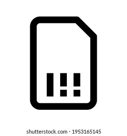 Icon Micro Sd With Style Outline