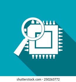 icon of microchip discover