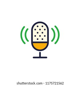 icon microphone podcast