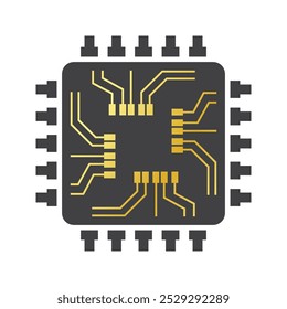 icon microprocessors. CPU, processors. Microchip icon. CPU, Central processing unit, computer processor.