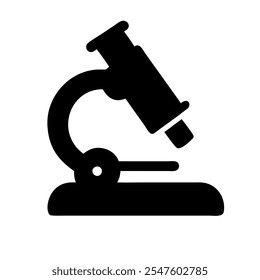 Icon of a microscope paired with a chip, symbolizing science or technology research.