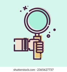 Icon Midge. related to Biochemistry symbol. MBE style. simple design editable. simple illustration