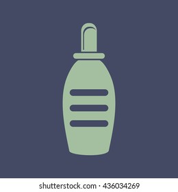 Icon of Milk Bottle. Eps-10.