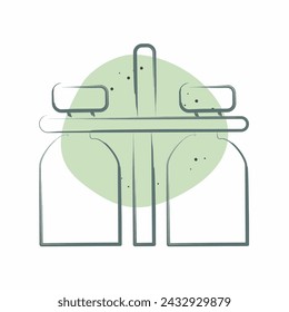 Icon Milk Jar. related to Milk and Drink symbol. Color Spot Style. simple design editable. simple illustration