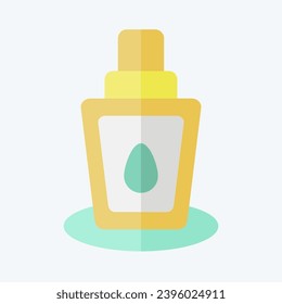 Icon Mineral Spray. related to Cosmetic symbol. flat style. simple design editable. simple illustration