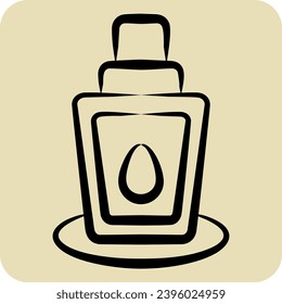 Icon Mineral Spray. related to Cosmetic symbol. hand drawn style. simple design editable. simple illustration