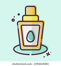 Icon Mineral Spray. related to Cosmetic symbol. MBE style. simple design editable. simple illustration