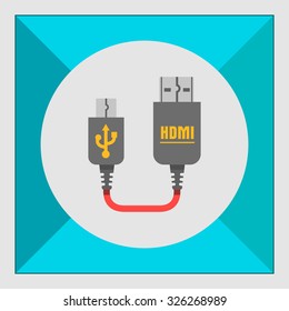 Icon of mini USB to HDMI cable